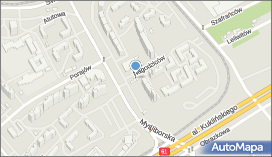 Paczkomat InPost WAW29BAPP, Nagodziców 2, Warszawa 03-188