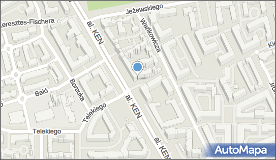 Paczkomat InPost WAW30A, Komisji Edukacji Narodowej 22A, Warszawa 02-797