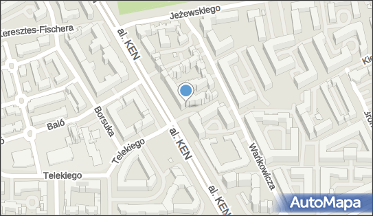 Paczkomat InPost WAW30A, Komisji Edukacji Narodowej 22A, Warszawa 02-797