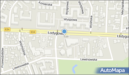 Paczkomat InPost WAW310M, Łodygowa 26, Warszawa 03-687