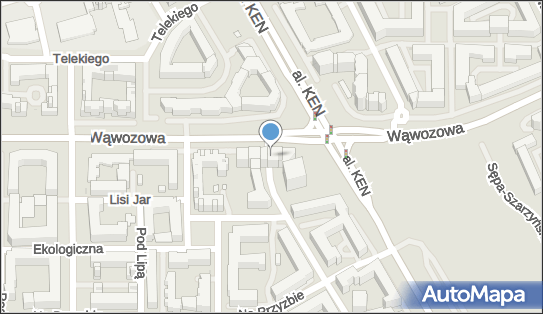 Paczkomat InPost WAW315M, Wąwozowa 17/19, Warszawa 02-796