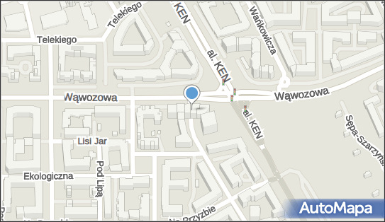 Paczkomat InPost WAW315M, Wąwozowa 17, Warszawa 02-796