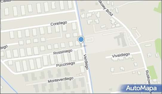 Paczkomat InPost WAW321M, Rossiniego 2, Warszawa 03-289