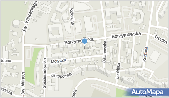 Paczkomat InPost WAW32APP, Borzymowska 25, Warszawa 03-594