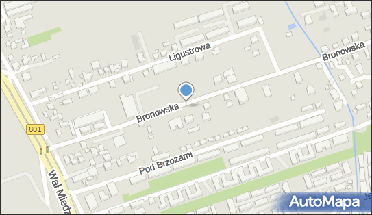 Paczkomat InPost WAW354M, Bronowska 10A, Warszawa 03-995