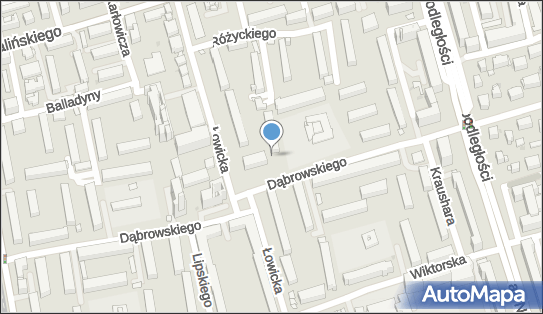 Paczkomat InPost WAW35APP, Dąbrowskiego 84A, Warszawa 02-571