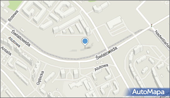 Paczkomat InPost WAW36H, Światowida 28a, Warszawa 03-144