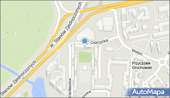 Paczkomat InPost WAW36M, Ostrzycka 5, Warszawa 04-035