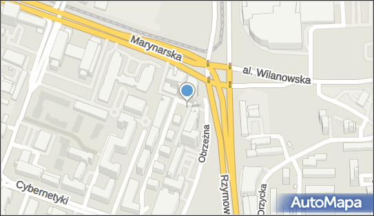 Paczkomat InPost WAW38APP, Cybernetyki 2D, Warszawa 02-677