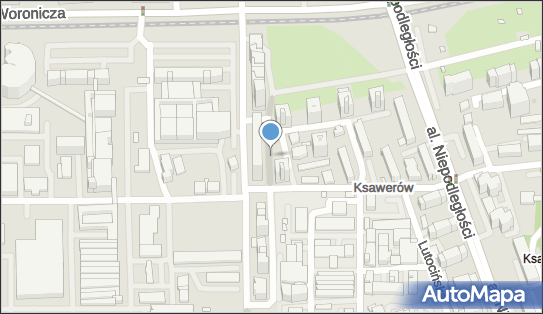 Paczkomat InPost WAW396M, Ksawerów 28, Warszawa 02-656