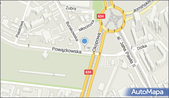 Paczkomat InPost WAW413M, Powązkowska 2, Warszawa 01-797