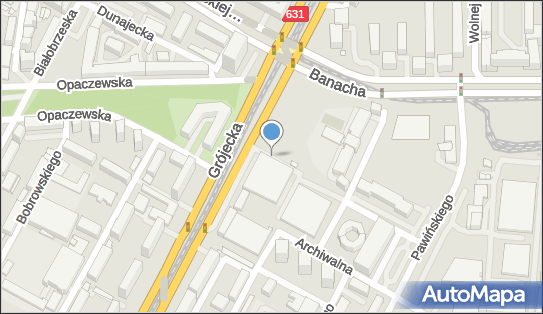 Paczkomat InPost WAW42N, Grójecka 95, Warszawa 02-101