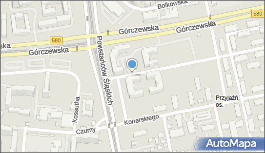 Paczkomat InPost WAW434M, Konarskiego 3, Warszawa 01-355