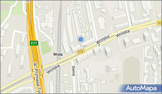 Paczkomat InPost WAW43BAPP, Wolska 84/86, Warszawa 01-141