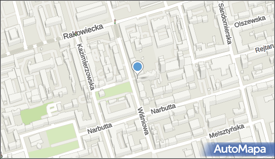 Paczkomat InPost WAW43H, Wiśniowa 40a, Warszawa 02-541