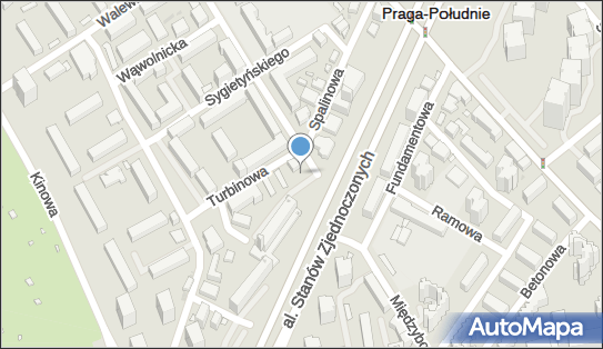 Paczkomat InPost WAW466M, Aleja Stanów Zjednoczonych 53, Warszawa 04-010