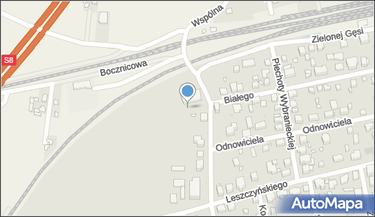 Paczkomat InPost WAW477M, Przejazdowa 2B, Warszawa 02-496