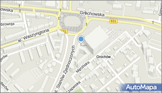 Paczkomat InPost WAW47A, Al. Stanów Zjednoczonych 72, Warszawa 04-036