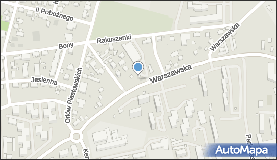 Paczkomat InPost WAW49BAPP, Warszawska 44A, Warszawa 02-495
