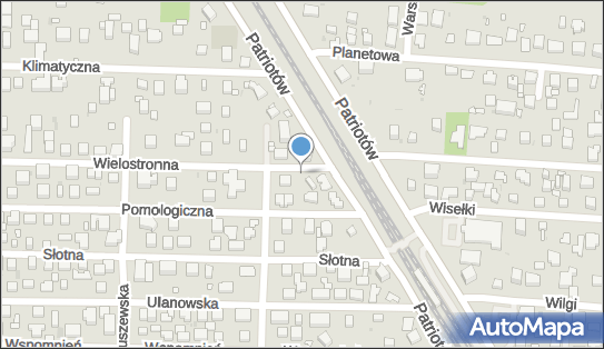Paczkomat InPost WAW50BAPP, Patriotów 239, Warszawa 04-858