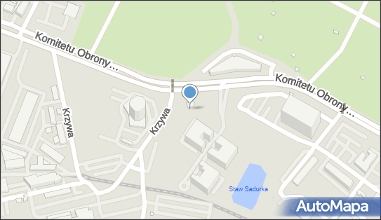 Paczkomat InPost WAW55AP, Komitetu Obrony Robotników 45, Warszawa 02-146