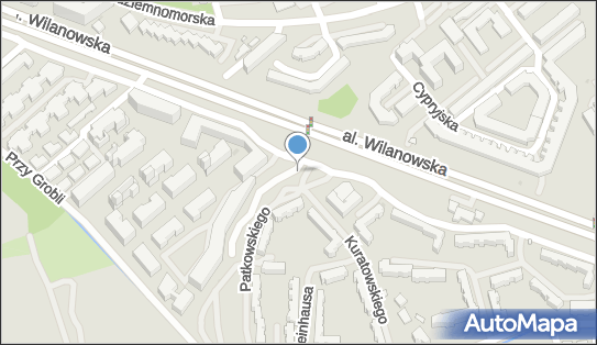 Paczkomat InPost WAW563M, Kuratowskiego 6, Warszawa 02-900