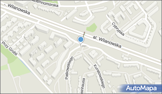 Paczkomat InPost WAW563M, Kuratowskiego 6, Warszawa 02-900
