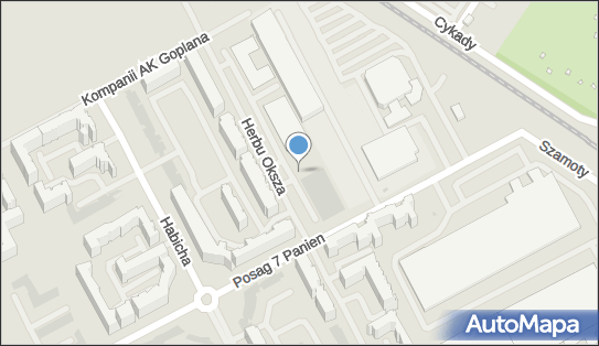 Paczkomat InPost WAW571M, Herbu Oksza 22, Warszawa 02-495