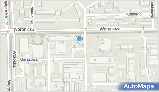 Paczkomat InPost WAW588M, Woronicza 19, Warszawa 02-625