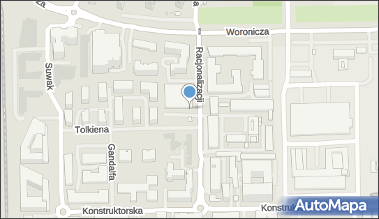 Paczkomat InPost WAW589M, Racjonalizacji 5, Warszawa 02-673