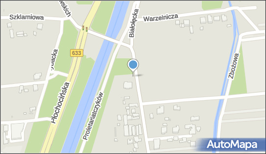 Paczkomat InPost WAW591M, Białołęcka 373, Warszawa 03-253