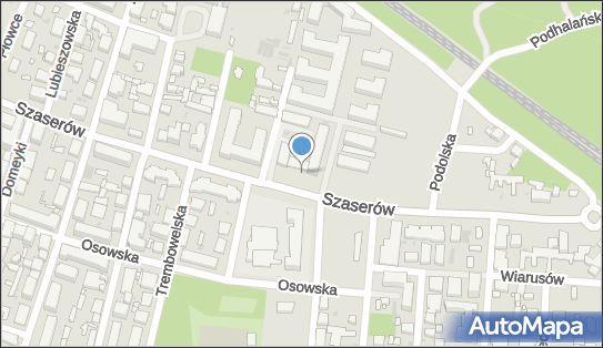 Paczkomat InPost WAW594M, Szaserów 38, Warszawa 04-294