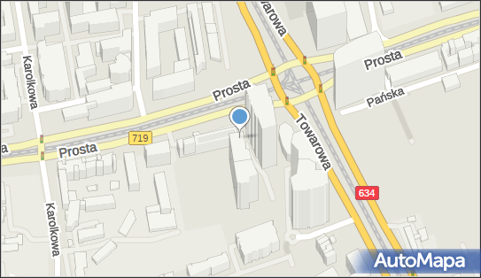 Paczkomat InPost WAW602M, Prosta 69, Warszawa 00-838