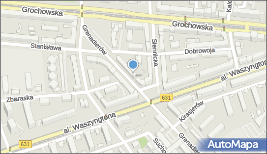 Paczkomat InPost WAW64H, Grenadierów 44, Warszawa 04-007