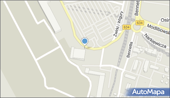 Paczkomat InPost WAW659M, Żwirki i Wigury 1, Warszawa 02-143