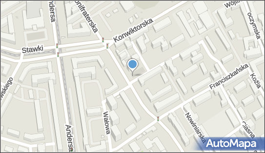 Paczkomat InPost WAW67H, Bonifraterska 10A, Warszawa 00-213