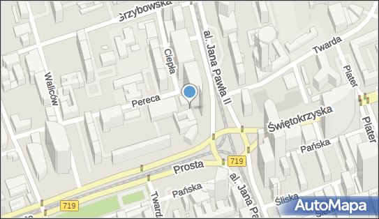 Paczkomat InPost WAW69N, Ciepła 3, Warszawa 00-854