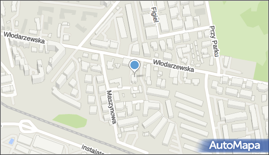 Paczkomat InPost WAW70A, Włodarzewska 69A, Warszawa 02-384