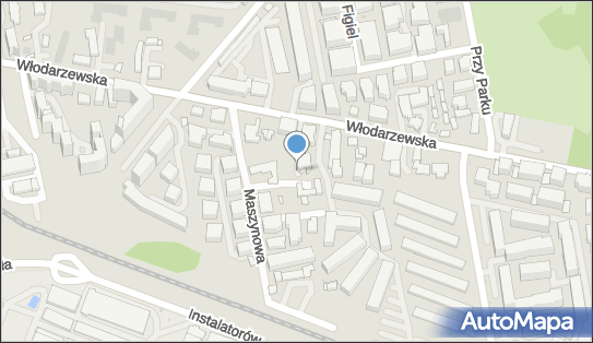 Paczkomat InPost WAW70A, Włodarzewska 69A, Warszawa 02-384