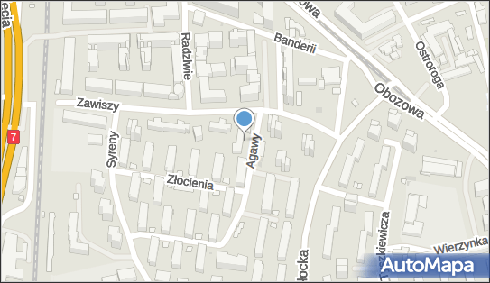 Paczkomat InPost WAW70HP, Zawiszy 5, Warszawa 01-167