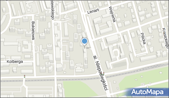 Paczkomat InPost WAW726M, Aleja Niepodległości 67, Warszawa 02-626