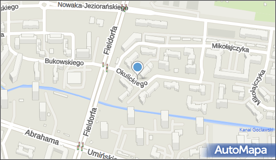 Paczkomat InPost WAW734M, gen. Leopolda Okulickiego 1, Warszawa 03-984