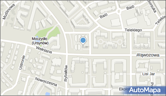 Paczkomat InPost WAW73M, Wąwozowa 36, Warszawa 02-796