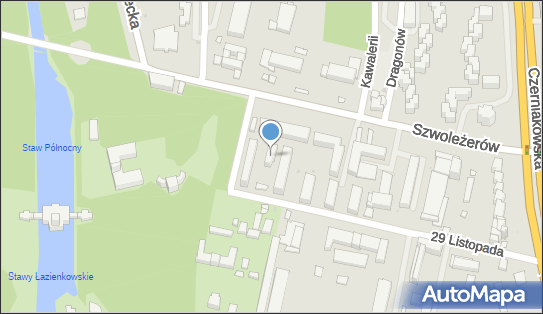 Paczkomat InPost WAW75N, 29 Listopada / Czerniakowska 155, Warszawa 00-453