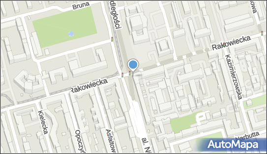 Paczkomat InPost WAW76HP, Rakowiecka 39, Warszawa 02-521