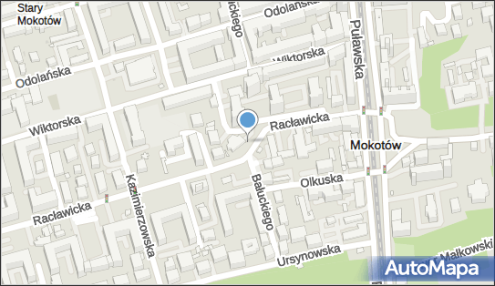 Paczkomat InPost WAW83BAPP, Racławicka 10, Warszawa 02-601