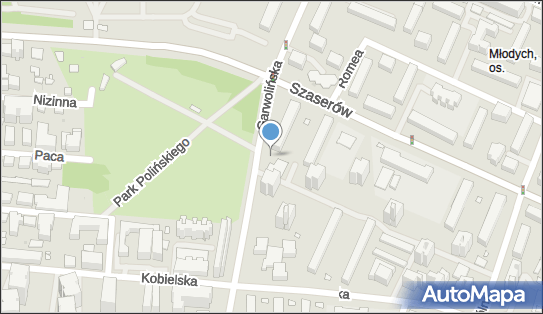 Paczkomat InPost WAW83M, Garwolińska 16, Warszawa 04-348