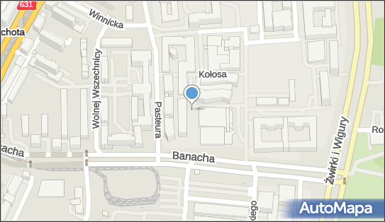 Paczkomat InPost WAW83N, Pasteura 7, Warszawa 02-093