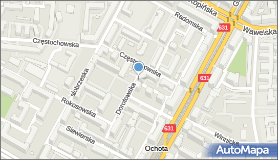 Paczkomat InPost WAW84H, Częstochowska 7/9, Warszawa 02-344