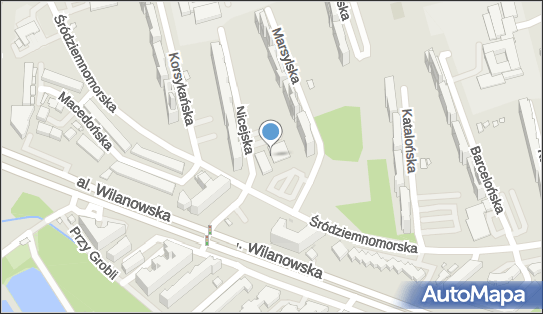 Paczkomat InPost WAW85A, Nicejska 2, Warszawa 02-764